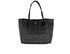 Coach (5696) Graphite Black Signature Coated Canvas City Tote Shoulder Handbag - Evallys.com # #