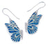 925 Sterling Silver Butterfly Dangle Earrings - Evallys.com # #