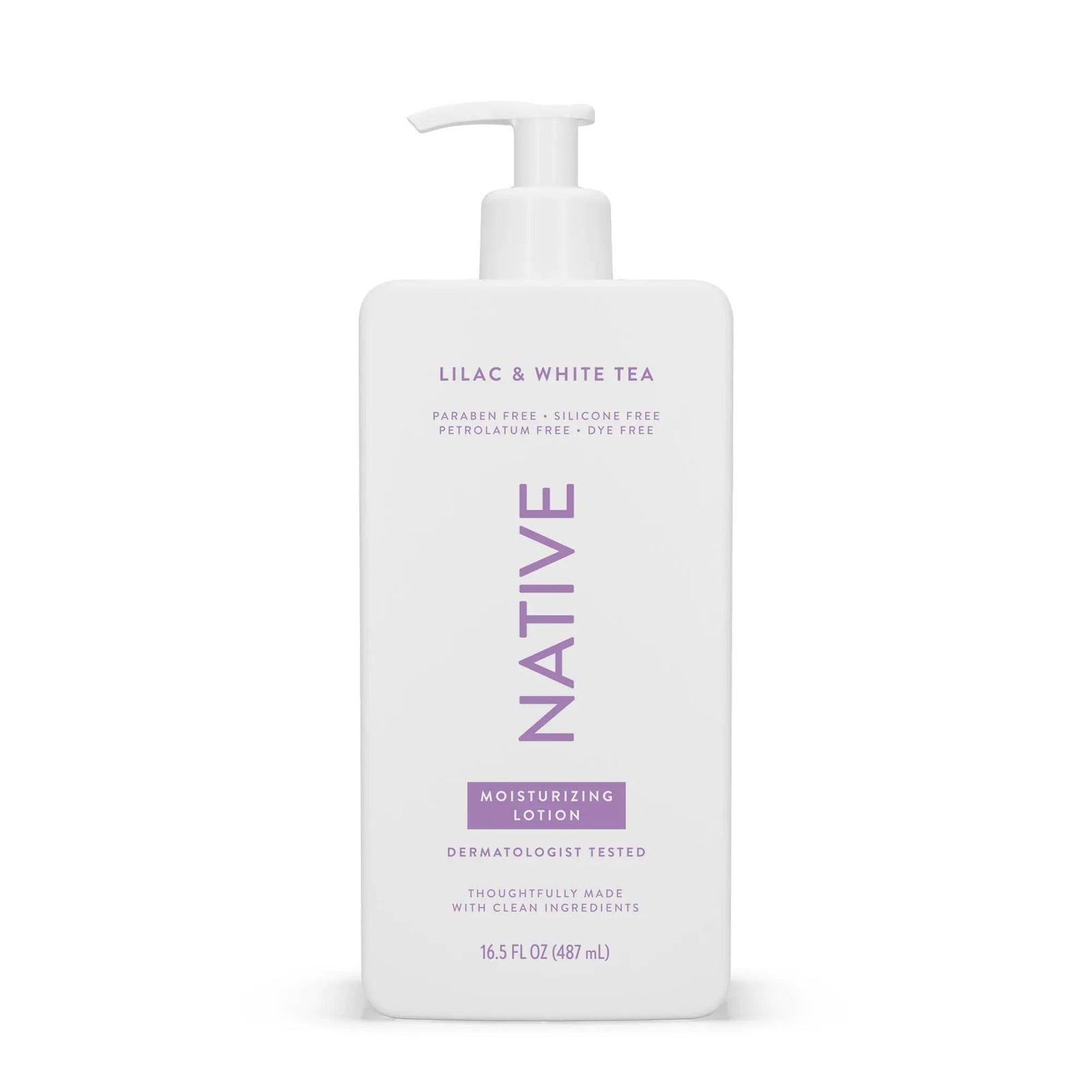 Native Body Lotion Contains Naturally Derived Plant-Based Moisturizers for Women and Men | Restores Dry Skin, Lilac & White Tea, 16.5 fl oz - Evallys.com # #