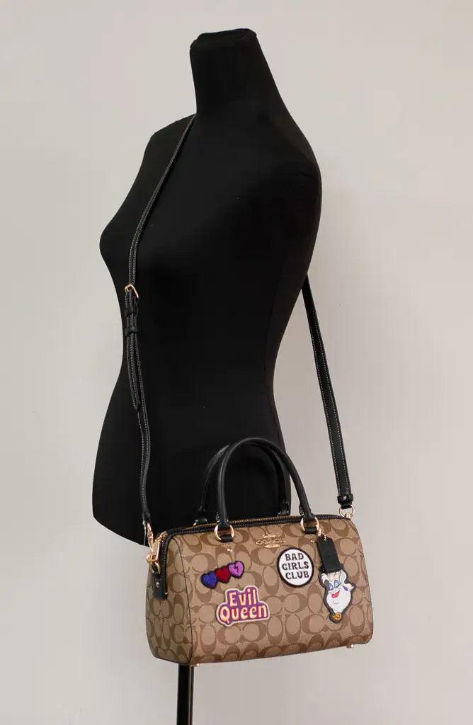 Coach X Disney Villain Patches Signature Rowan Satchel - Evallys.com # #