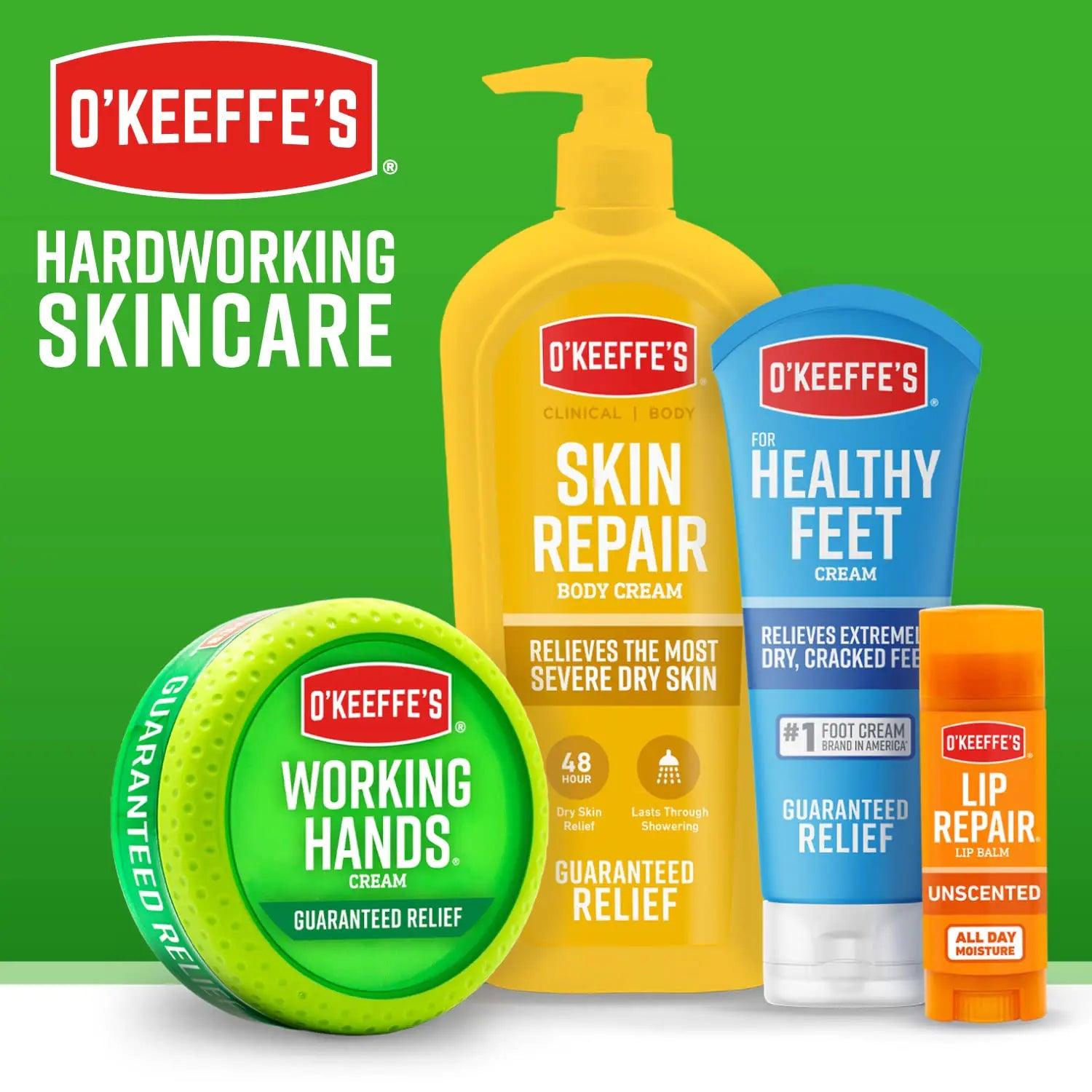 O'Keeffe's Working Hands Hand Cream, For Extremely Dry, Cracked Hands, 6.8 oz Jar (Value Size, Pack of 1) 1 - Pack - Evallys.com # #