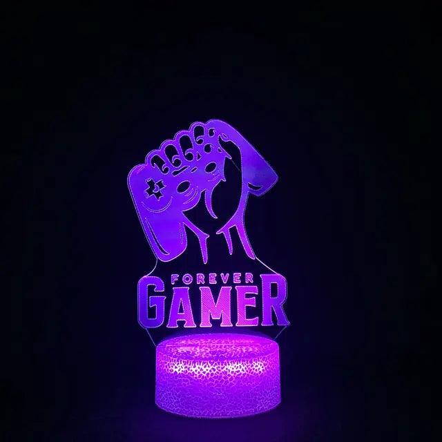 3D RGB LED Gaming Lamp - Evallys.com # #