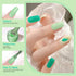 Born Pretty Green Gel Nail Polish, Christmas Carnival Evergreen Gel Nail Polish Set, Glitter Green Sparkle Gel Polish Nail Art Varnish Manicure Collection St. Patrick's Day 6PCS green forest - Evallys.com