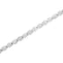 .925 Sterling Silver 1.0 Cttw Bezel-Set Round-cut Diamond Link Bracelet (I-J Color, I3 Clarity) - 7.25" - Evallys.com # #