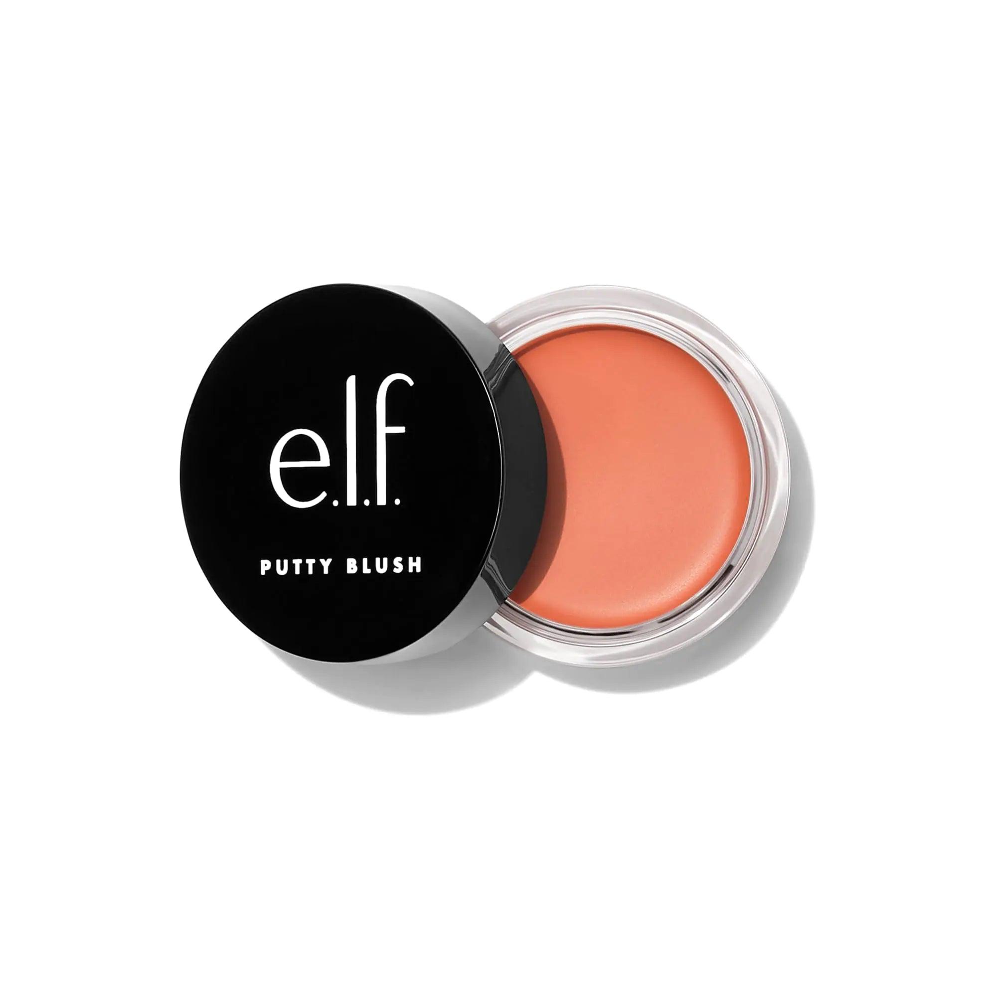 e.l.f. Putty Blush, Creamy & Ultra Pigmented Formula, Infused with Argan Oil & Vitamin E, Bahamas, 0.35 Oz (10g) 0.35 Ounce (Pack of 1) - Evallys.com # #