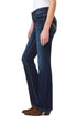 WallFlower Women's Luscious Curvy Bootcut Mid-Rise Insta Stretch Juniors Jeans Standard 5 Betsy - Evallys.com # #