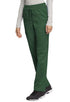 Scrubs for Women Workwear Revolution, Drawstring Cargo Pants Soft Stretch WW105 Medium Tall Hunter Green - Evallys.com # #