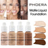 2 Pack PHOERA Foundation 101- Porcelain and102- Nude, Flawless Soft Matte Liquid Foundation 24 HR Oil Control Concealer Foundation Makeup 1 Ounce (Pack of 1) ﻿ 101 Porcelain and 102 Nud - Evallys.com # #