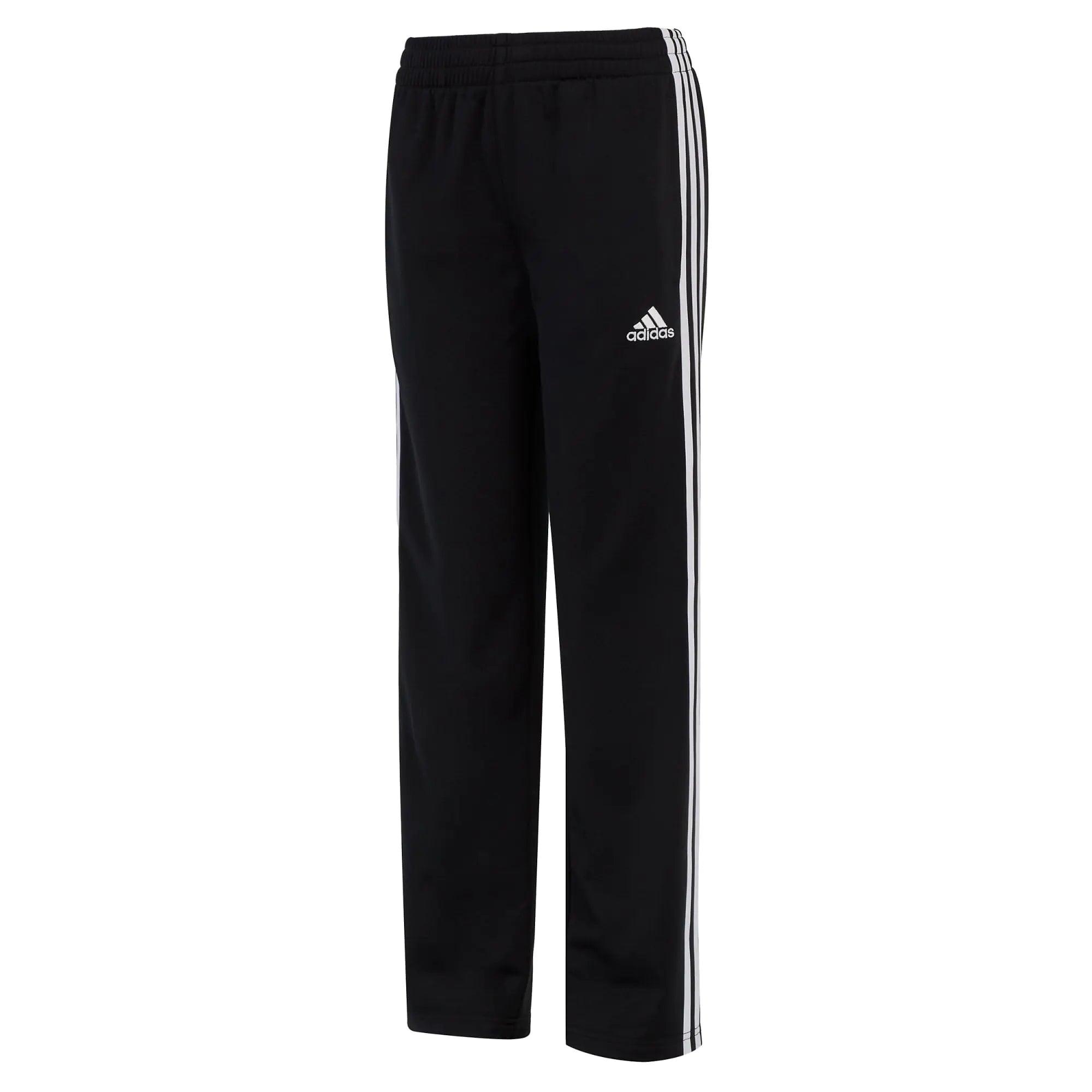 adidas Boys' Big Active Sports Athletic Tricot Jogger Pant 2T Black - Evallys.com # #