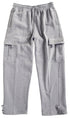 Pro Club Men's Heavyweight Fleece Cargo Pants Medium Heather Gray - Evallys.com # #