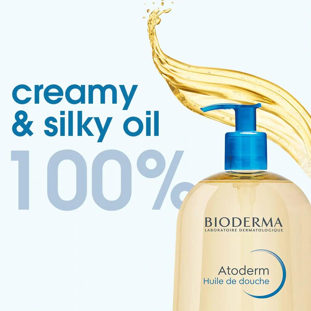 Bioderma Atoderm Shower Oil, Cleansing Oil For Face & Body, Nourishing Cleansing Oil 33.8 Fl Oz (Pack of 1) - Evallys.com # #