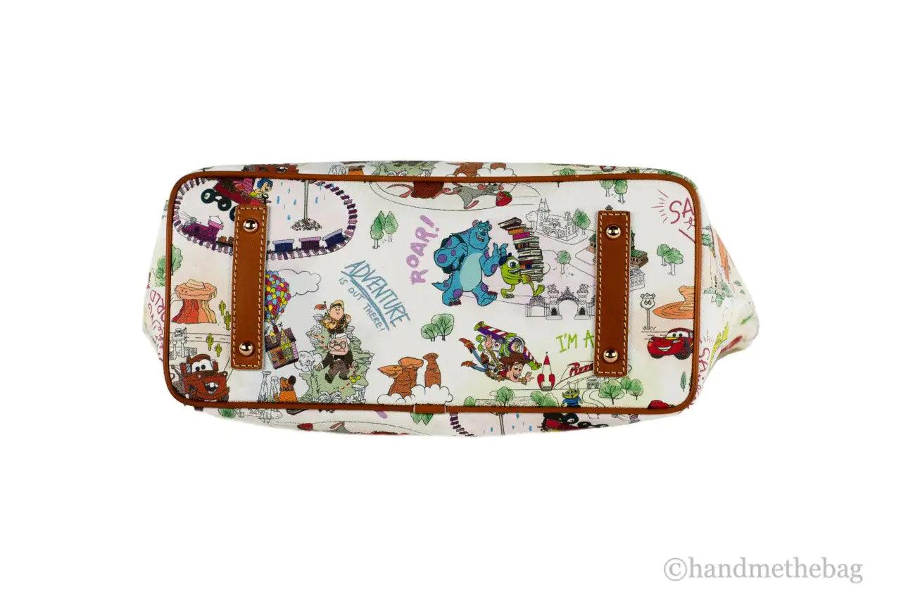 Dooney & Bourke Disney Pixar Maps Top Handle Tote - Evallys.com # #