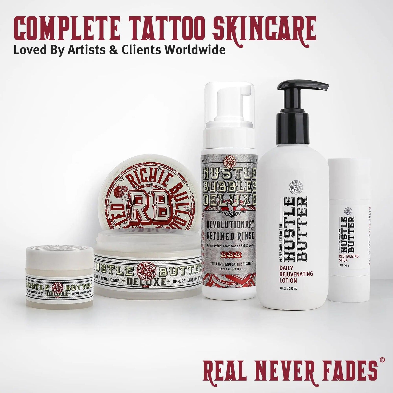 Hustle Butter Tattoo Aftercare Tattoo Balm Value Size 2pk For New & Older Tattoos - Safe While Healing - Essential Tattoo Supplies Vegan Tattoo Lotion No-Petroleum Tropical 5 Ounce (Pack of 2) - Evallys.com # #