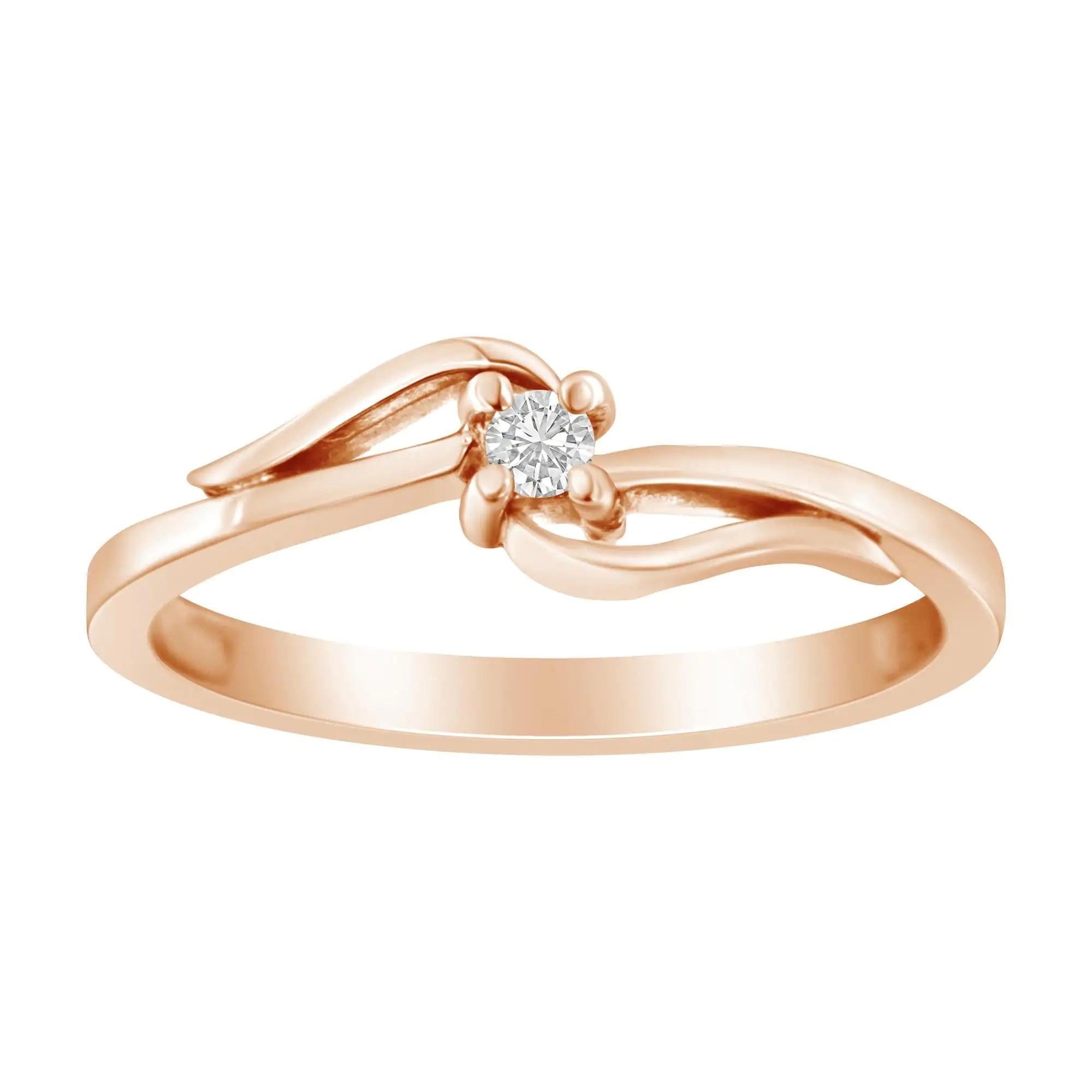 10K Gold Diamond Promise Ring (1/20 Cttw, H-I Color, I1-I2 Clarity) - Evallys.com # #