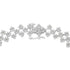 .925 Sterling Silver 1.0 cttw Miracle-Set Round Diamond "Zig Zag" Link Bracelet (I-J Color, I3 Clarity) -7.25 - Evallys.com # #