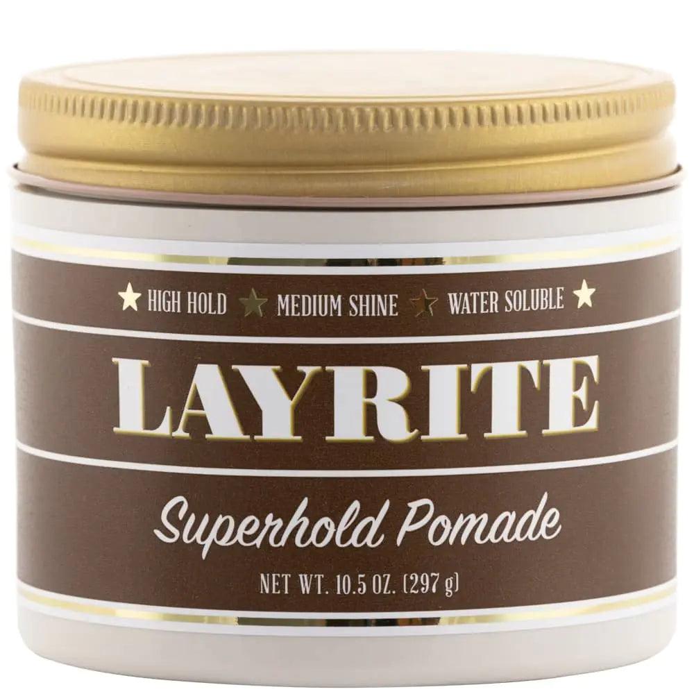 Layrite Superhold Pomade Oz Mild Cream Soda 10.5 Ounce (Pack of 1) - Evallys.com # #