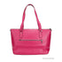 Coach Gallery Crossgrain Leather Bright Violet Tote Bag - Evallys.com # #