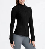 Workout Long Sleeve Zipper Jacket - Evallys.com # #