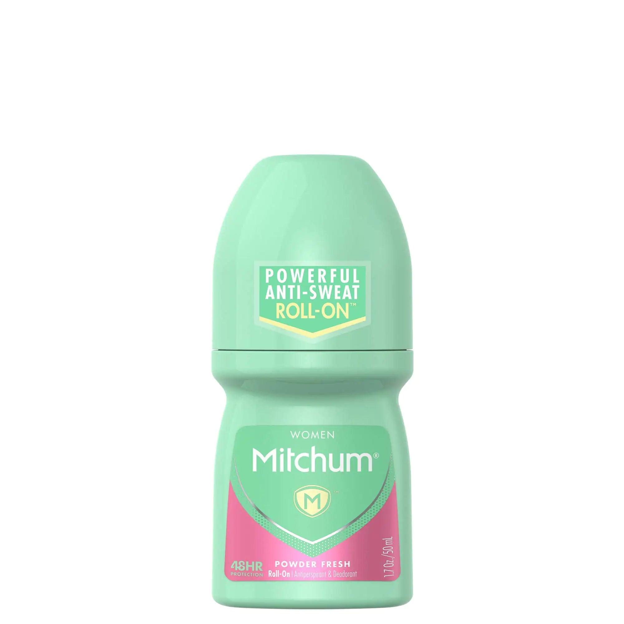 Mitchum Women Roll-On Antiperspirant Deodorant, Powder Fresh, 1.7oz. 1.7 Ounce (Pack of 1) - Evallys.com # #