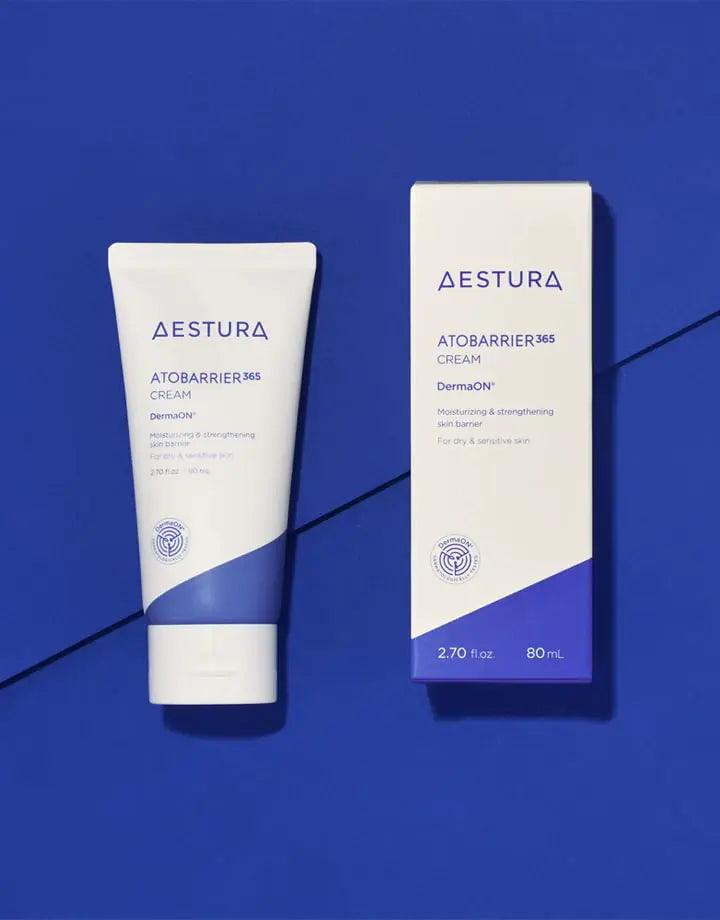 AESTURA ATOBARRIER365 Cream with Ceramide, Korean Moisturizer for Barrier Repair | 120-hour Lasting Hydration, Capsuled Ceramides for Dry & Sensitive Skin, Non-comedogenic tested, 2.70 fl.oz.(Renewed) - Evallys.com # #