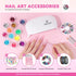 SAVILAND Acrylic Nail Kit with Everything: Professional Nail Kits Acrylic with Everything Full Acrylic Nail Kit with Drill for Beginners Professional Acrylic Nail Tools Home Manicure 412pcs - Evallys.com # #