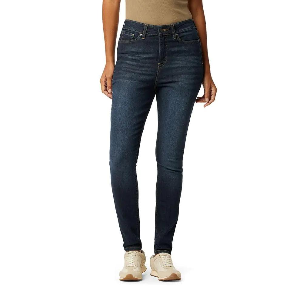 Signature by Levi Strauss & Co. Gold Women's Totally Shaping High Rise Skinny Jeans (Standard and Plus) 6 Long Sea and Sky - Evallys.com # #