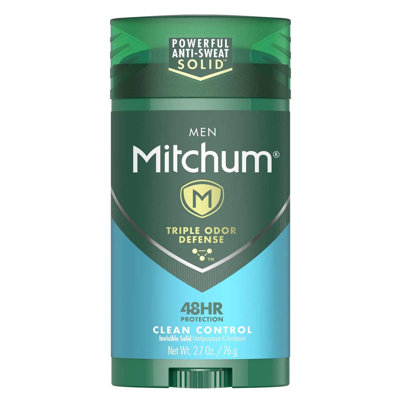 Mitchum Men's Deodorant, Antiperspirant Stick, Triple Odor Defense Invisible Solid, 48 Hr Protection, Dermatologist Tested, Clean Control, 2.7 Oz (Pack of 1) 2.7 Ounce (Pack of 1) - Evallys.com # #