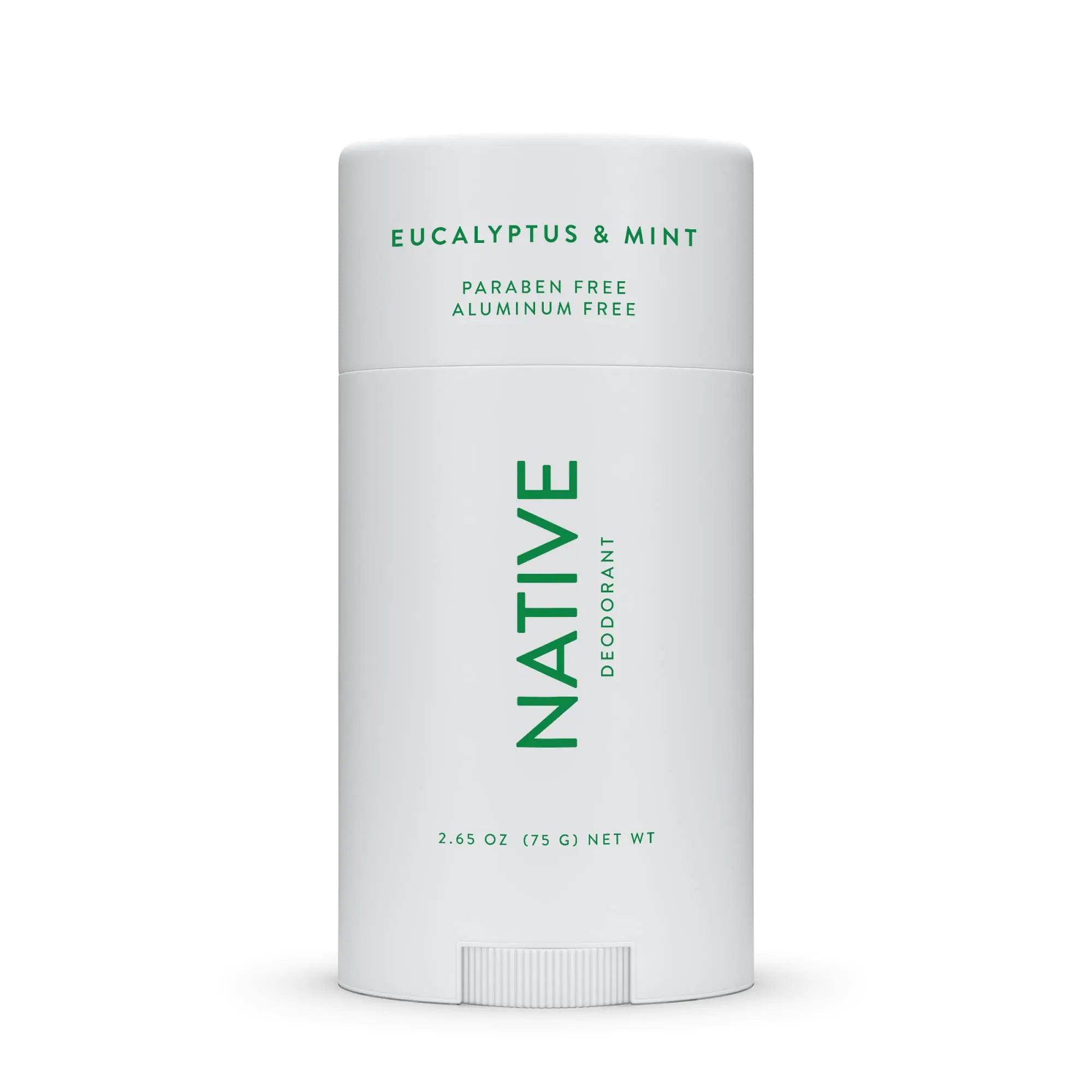 Native Deodorant | Natural Deodorant for Men, Aluminum Free with Baking Soda, Coconut Oil and Shea Butter | Eucalyptus & Mint - Evallys.com # #