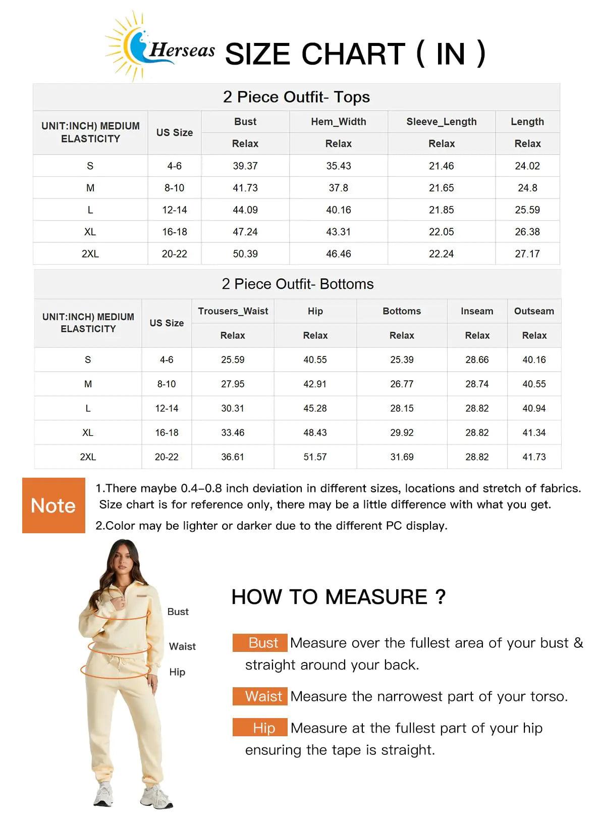 Herseas Women 2 Piece Outfits Sweatsuit Lounge Set Half Zip Pullover with Jogger Airport Tracksuit Matching Pants Set XX-Large Mist Blue - Evallys.com # #