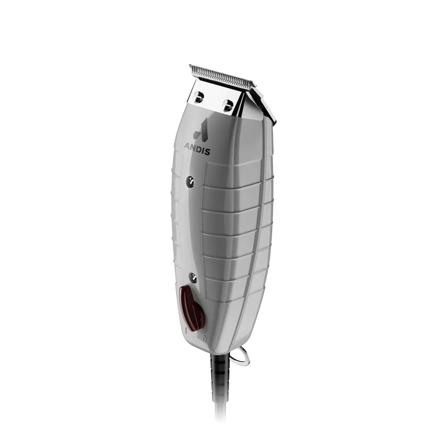 Andis 04780 Professional T-Outliner Beard & Hair Trimmer for Men with Carbon Steel T-Blade, Bump Free Technology – Corded Electric Beard Trimmer, GTO, Grey New T-Outliner - Evallys.com # #