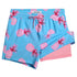 maamgic Mens Swim Trunks with Compression Liner 5" Stretch Beach Shorts Quick Dry with Zipper Pockets No-Chafing Board Shorts Blue-pink Pineapple Small - Evallys.com