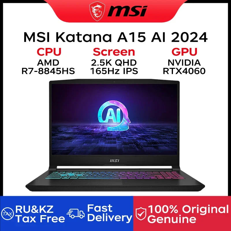 MSI Katana A15 AI Gaming Laptop