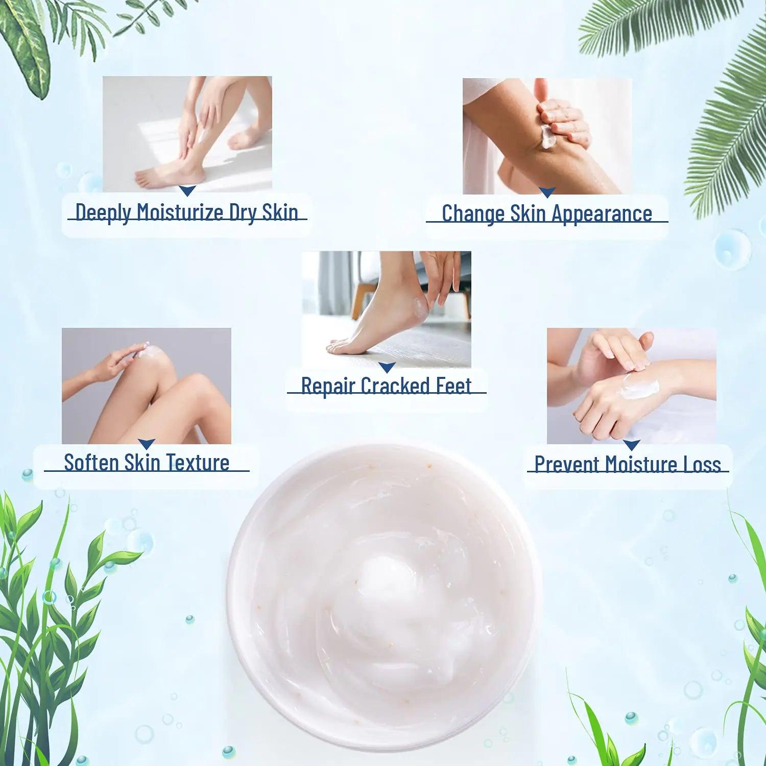 Urea Cream 40 Percent, Urea Foot & Hand Cream for Dry Cracked, 40 per Urea Lotion for Feet Maximum Strength (4 Packs) 5.29 Ounce (Pack of 4) - Evallys.com # #