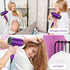 Hair Dryer with Diffuser,CONFU Ionic Blow Dryer 1600W,Portable Lightweight Fast Drying Negative Ion Hairdryer,3 Heat Settings with Diffuser and Concentrator Nozzle for Home & Travel Purple - Evallys.com # #