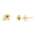 10K Gold 1/10 Cttw Round Brilliant-Cut Diamond Espira Swirls Solitaire Push Back Stud Earrings (I-J Color, I1-I2 Clarity) - Evallys.com # #