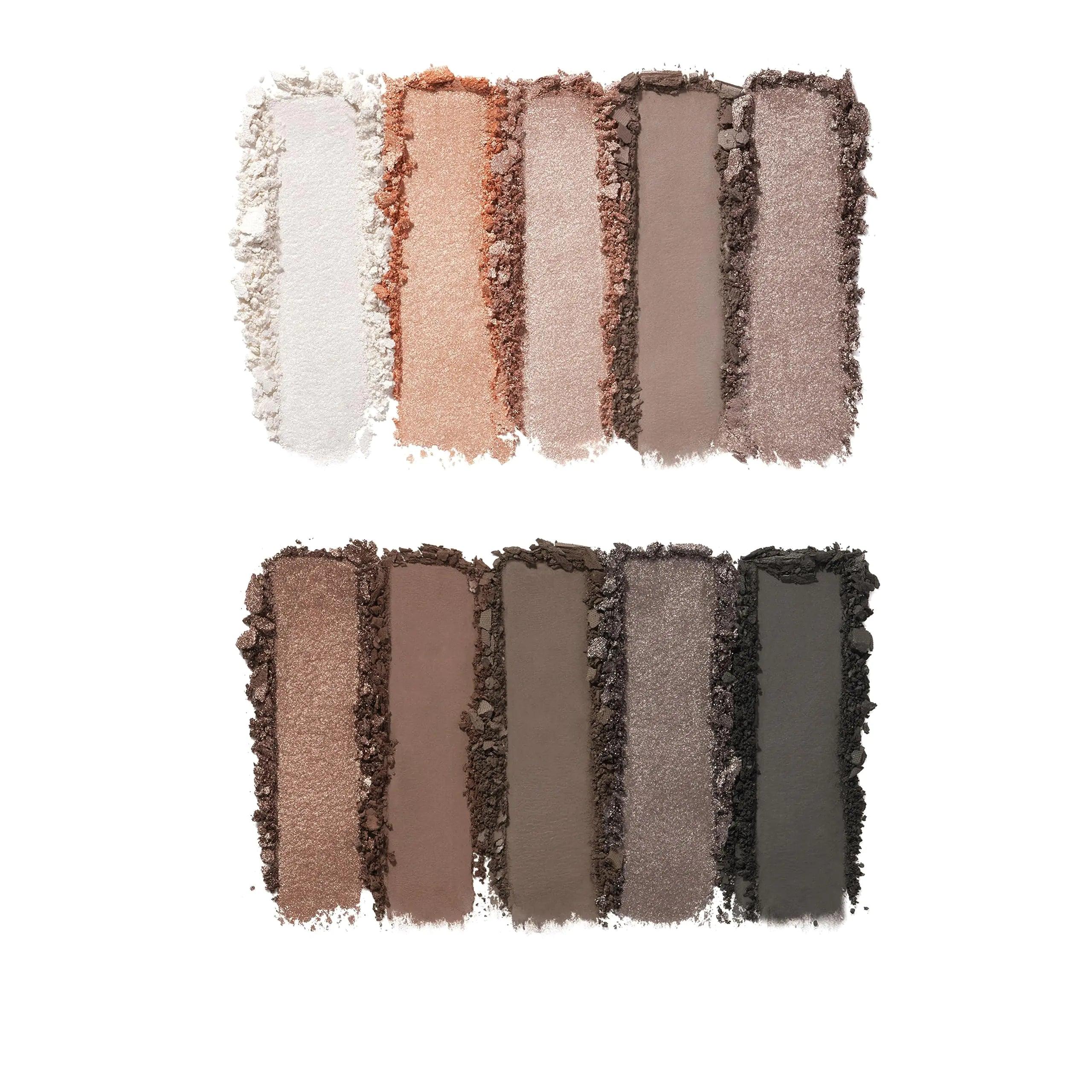 e.l.f. Perfect 10 Eyeshadow Palette, Ten Ultra-pigmented Nude Shades, Blendable Formula, Vegan & Cruelty-free, Everyday Smoky (Packaging May Vary) 1 Ounce (Pack of 1) - Evallys.com # #