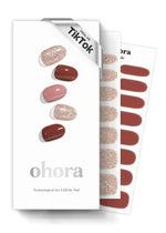 ohora Semi Cured Gel Nail Strips (N Bare Pink) - White, Solid, Works with Any UV/LED Nail Lamps, Salon-Quality, Long Lasting, Easy to Apply & Remove - Includes 2 Prep Pads, Nail File & Wooden Stick 01. N Bare Pink - Evallys.com # #