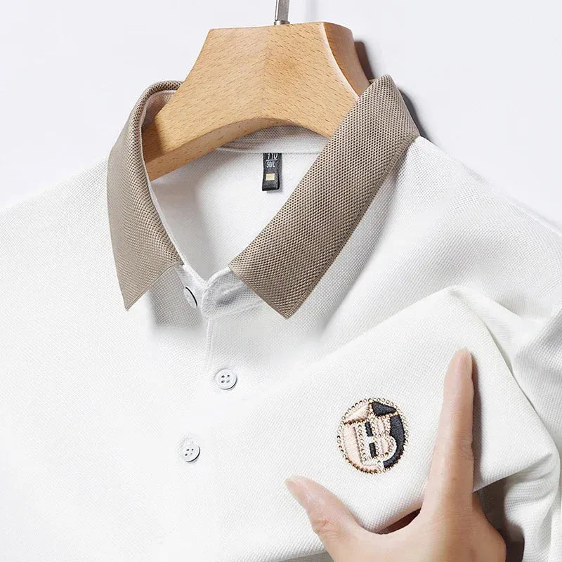 Men’s Cotton Embroidered Polo Shirt