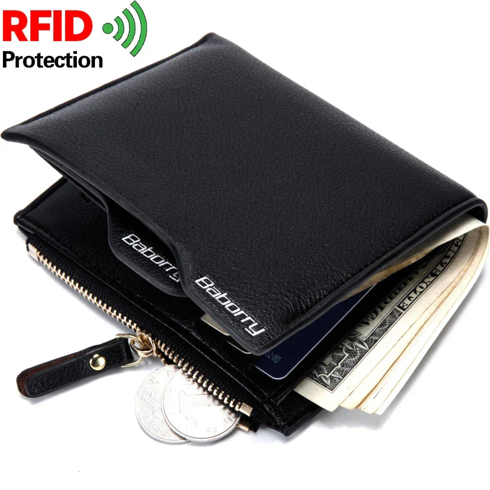 RFID Men’s Wallet

Zipper Coin Pocket Wallet

Anti-Theft PU Leather Wallet

Compact Men’s Wallet

Short Money Purse for Men

Men's RFID Blocking Wallet

Zipper Wallet for Coins

Small PU Leather Wallet