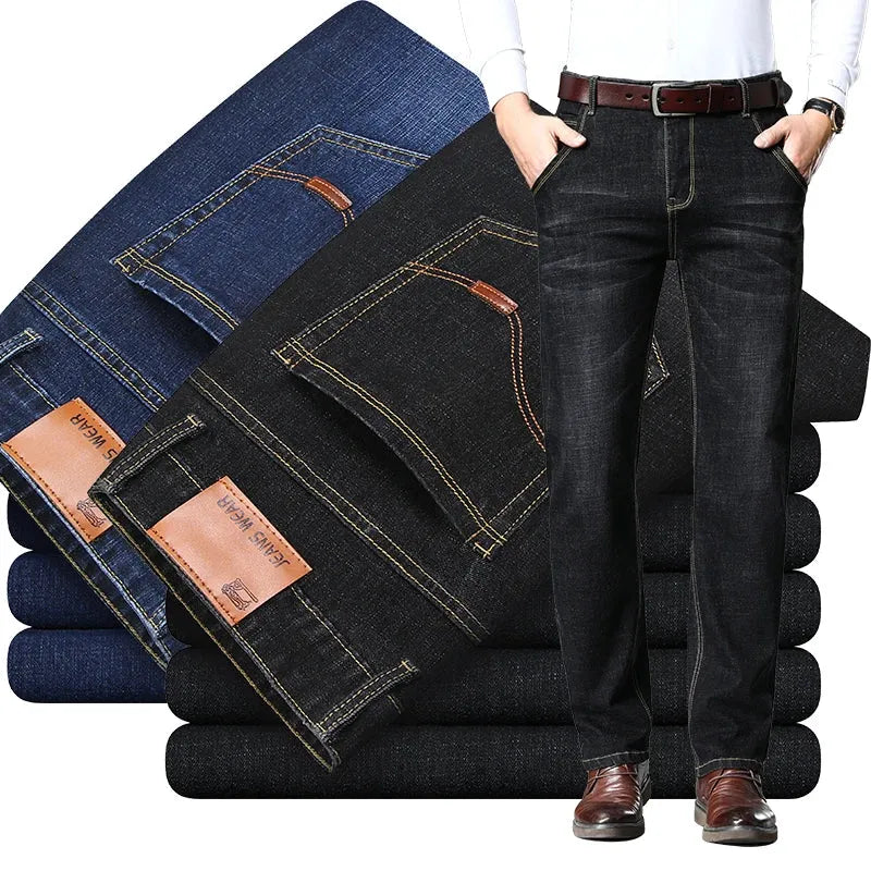 Men’s Slim Stretch Jeans

Black & Blue Denim Pants

Fashion Men’s Casual Jeans

Zipper Fly Slim Fit Trousers

Asian Size Jeans for Men

Comfortable Stretch Men’s Pants

Cotton Denim Midweight Jeans

Smart Casual Jeans for Men