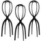 Dreamlover Wig Stand, Tall Wig Stand Long, 3 Pack 19.7 Inch (Pack of 3) Black - Evallys.com # #