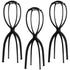 Dreamlover Wig Stand, Tall Wig Stand Long, 3 Pack 19.7 Inch (Pack of 3) Black - Evallys.com # #