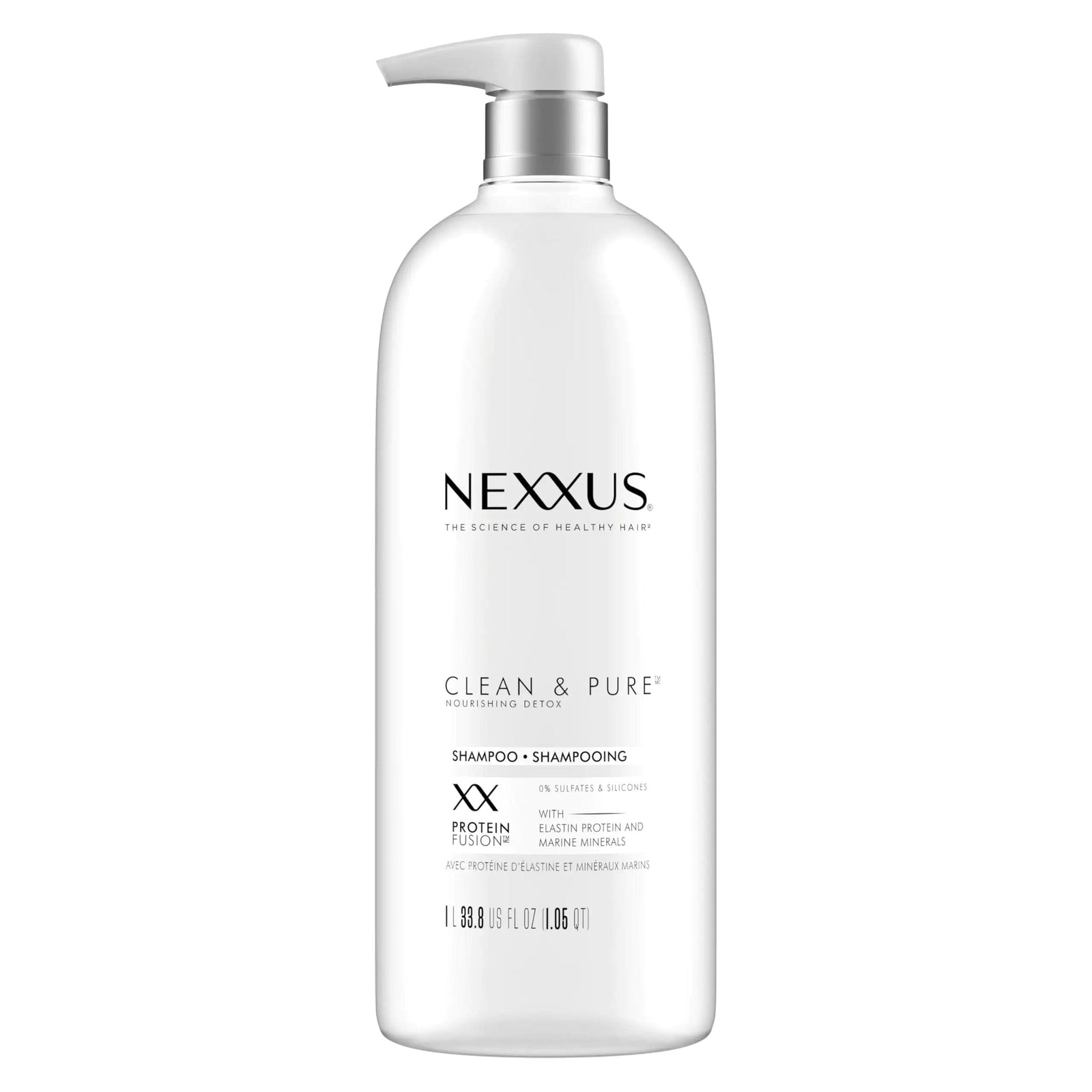 Nexxus Clean and Pure Clarifying Shampoo, With ProteinFusion, Nourished Hair Care Silicone, Dye And Paraben Free 33.8 oz - Evallys.com # #