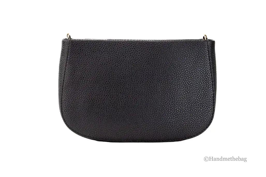 Marc Jacobs Maverick Small Black Leather Crossbody Bag - Evallys.com # #