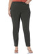 Briggs New York Women's Plus Size Super Stretch Millenium Welt Pocket Pull on Pant 22 Plus Evening Pine - Evallys.com # #