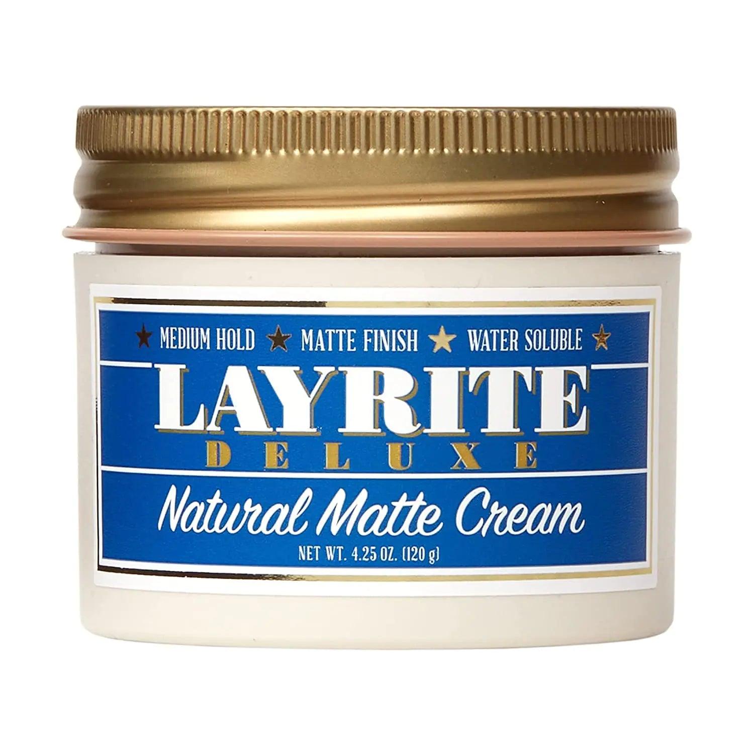 Layrite Natural Matte Cream Oz Mild Cream Soda 4.25 Ounce (Pack of 1) - Evallys.com # #