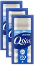 Q-tips Cotton Swabs for Hygiene and Beauty Care Original Cotton Swab Made with 100% Cotton 750 Count (Pack of 3) 750 Count (Pack of 3) - Evallys.com # #