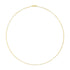 Unisex Solid 14K Gold 1.5mm Paperclip Chain Necklace - Choice of Length and Metal Color - Evallys.com