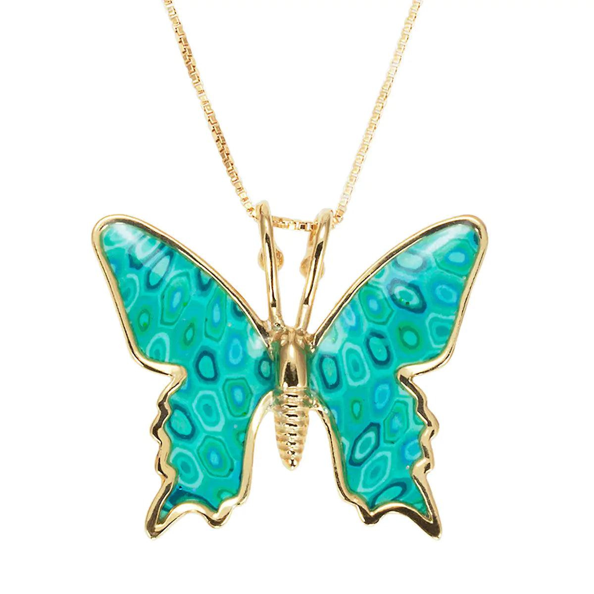 Silver Butterfly Necklace - Evallys.com