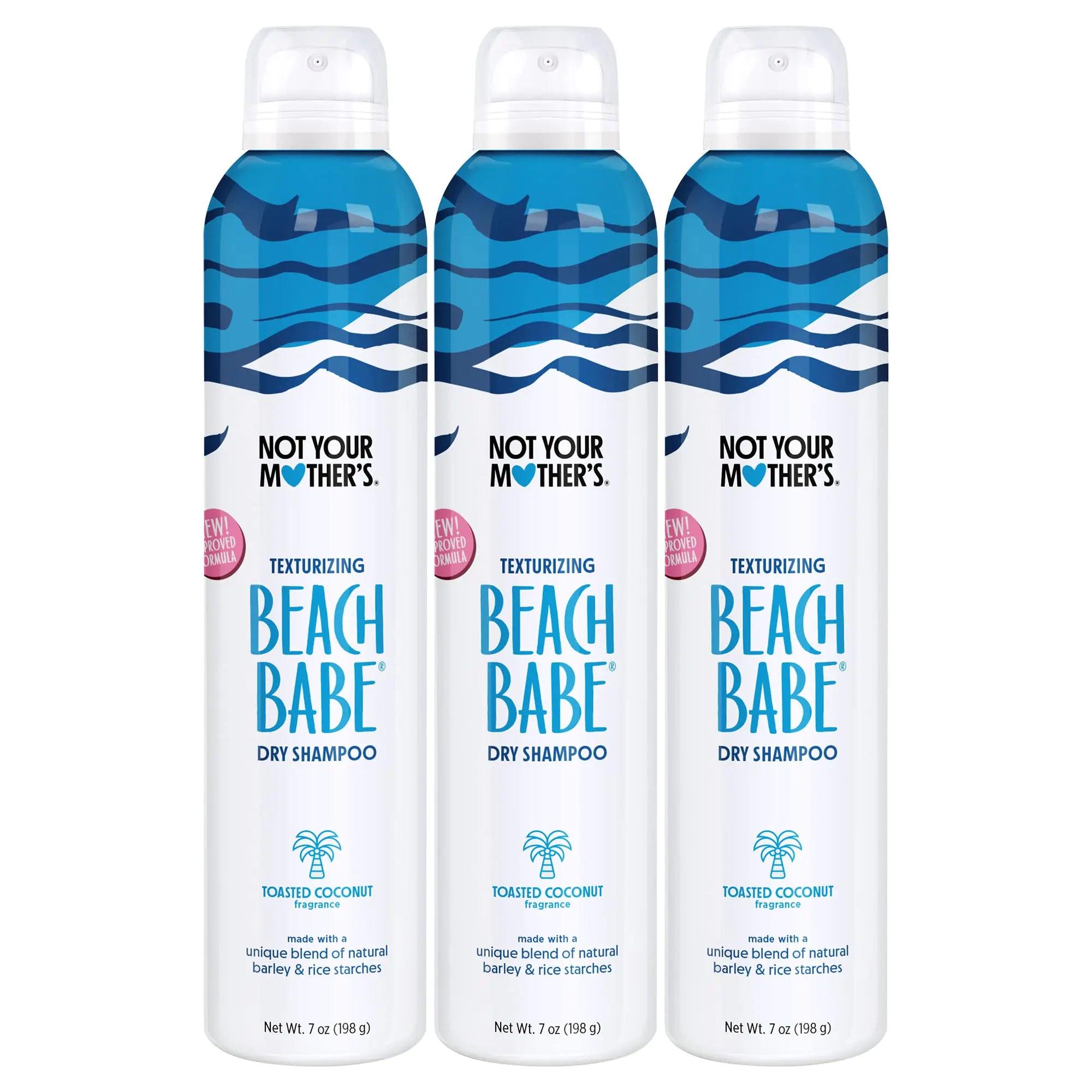 Not Your Mother's Beach Babe Dry Shampoo (3-Pack) - 7 oz Dry Shampoo - Instantly Absorbs Oil - Hair Essentials for Back to School 7 Ounce (Pack of 3) - Evallys.com # #